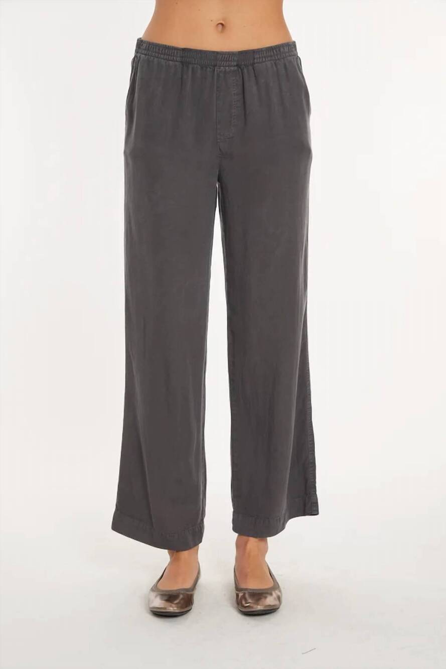 NEW MODODOC wide leg pant in washed ebony